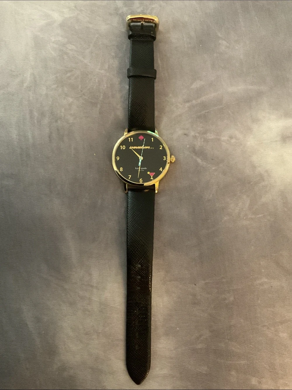 Women’s Kate Spade Watch with 5 o’clock cocktail glass